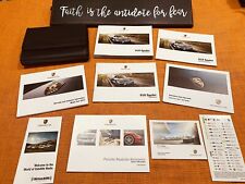 ⭕️ 2015 PORSCHE 918 SPYDER  OWNERS MANUAL SET + (2) UNUSED SERVICE BOOKLET ROW picture