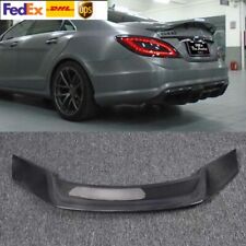 Fit Mercedes Benz CLS W218 2011-18 Real Carbon Trunk Spoiler Rear Wing R Style picture