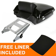 Razor Tour Pak Pack Trunk +Pad w/ Two-Up Rack For Harley Road Street Glide 14-24 picture