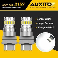 AUXITO 3157 3156 3057 4157 LED Reverse Brake Turn Signal Light Bulb 6500K White picture