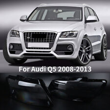 Left+Right Pair Headlight Lens Clear Lampshade Cover Shell For Audi Q5 2008-2013 picture