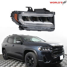 Right Headlight For 2020-2023 GMC Acadia AT4 Full LED Chrome Housing Clear Lens picture