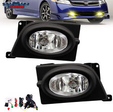 For 2006 - 2008 Honda Civic Sedan Fog Lights Driving Lamps w/Wiring Switch Kit picture