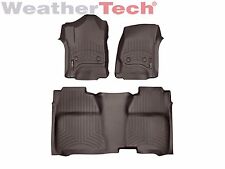 WeatherTech Floor Liner for Silverado / Sierra Crew Cab - 1st & 2nd Row - Cocoa picture