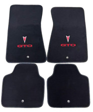 NEW Carpet Floor Mats 2004 - 2006 PONTIAC GTO Embroidered Double Logo Set of 4 picture