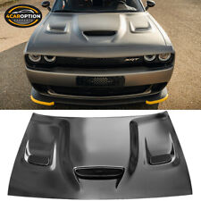 Fits 08-23 Dodge Challenger Hellcat Style Hood Scoop Air Intake Vent Aluminum picture