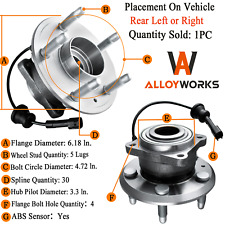Rear Wheel Bearing Hubs for 2010-2017 Chevy Equinox GMC Terrain 2.4L 3.6L picture