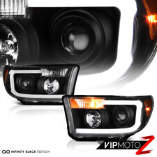 For 07-13 Toyota Tundra [Cyclop Optic] Neon Tube Black Projector Headlight Lamp picture