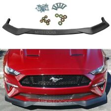 Fits 18-22 Ford Mustang GT R Spec Unpainted PP Front Bumper Lip Chin Spoiler picture