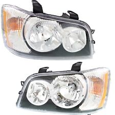 Headlights Headlamps Left & Right Pair Set NEW for 01-03 Toyota Highlander picture