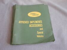 Land Rover Series IIA 2A Factory approved Implements Accessories Special Vehicle picture