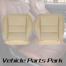 For 2003 2004-2007 Honda Accord 4-Door EX SE Front Bottom Leather Seat Cover Tan picture