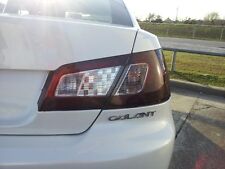 FOR 09-14 MITSUBISHI GALANT SMOKE TAILLIGHT w/ CUTOUT PRECUT TINT COVER OVERLAYS picture