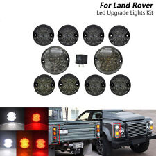 10X For Land Rover Defender 90-16 90/110 83-90 Smoked Led Light Lamp Upgrade Kit picture