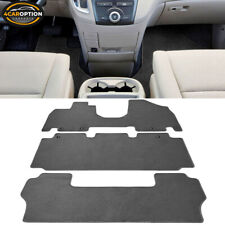 Fits 11-17 Honda Odyssey Floor Mats Carpet Front & Rear Nylon Gray 3PC Set picture