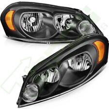 For Chevrolet Impala 2006-2013 Black Housing Headlamps Headlights Assembly Pair picture