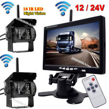 2x Wireless IR Rear View Vehicle Backup Camera +7