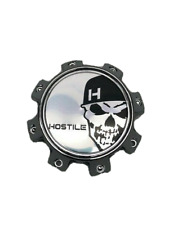 Hostile Special Edition Skull Logo Chrome Wheel Center Cap HC-8003 picture