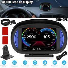 OBD2+GPS HUD Gauge Car Digital Head Up Display Speedometer Turbo RPM Alarm Temp picture