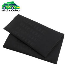 Full Black JDM Bride Fabric Cloth For Car Seat Panel Armrest Decoration 1M×1.6M picture