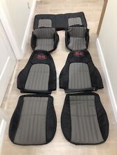 35th Anniversary Camaro SS LEATHER SSEAT Covers Black W/Pewter inserts IN STOCk picture