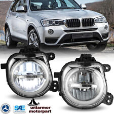 For 11-17 BMW X3 16-18 BMW X1/X4/X5/X6 LED Fog Lights Front Driving Lamps Pair picture