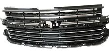 Front Grille Black Small Chrome Chevrolet Suburban Tahoe no Grille Opening Bezel picture