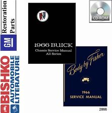 1966 Buick Wildcat Riviera Skylark Special Shop Repair Service  Manual DVD OEM picture