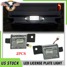 LED License Plate Tag Lights For 2014-18 Chevy Silverado GMC Sierra 6000K White picture