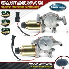 2x Left& Right Headlight Headlamp Motors for Pontiac Firebird 87-92 Fiero 87-88 picture