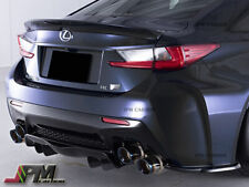 Unpainted Black AG Style Rear Bumper Add-On Diffuser for 2015+ LEXUS RCF RC-F CF picture