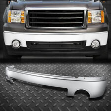 For 07-08 Sierra 1500 2500/3500HD Chrome Front Bumper Face Bar w/ Fog Light Hole picture