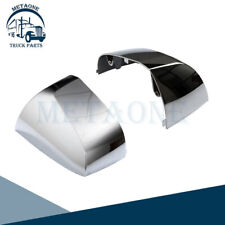 METAONE Chrome Hood Mirror Cover Pair  For Volvo VNL 2004-17 LH+RH Side picture