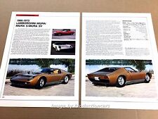 Lamborghini Miura Original Car Review Print Article J670 1967 1968 1969 1970 picture