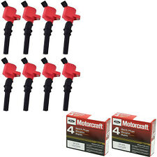 Motorcraft Platinum Engine Spark Plug & High Performance Ignition Coil For Ford picture