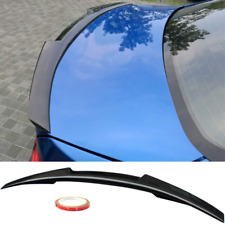 Fits 13-16 Audi A4 B8.5 M4 Style Rear Trunk Spoiler Lid Wing Lip CF Carbon Look picture