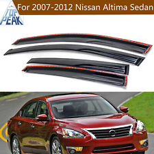 For 2007-2012 Nissan Altima Sedan Window Deflectors Visors Vent Sun Rain Guard picture