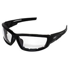 Sly Padded Motorcycle Riding Glasses Clear Shatterproof Lens by Global Vision picture