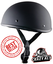 REAL Crazy Al's WSB World's Smallest Lightest FLAT BLACK-DOT Beanie  Helmet picture
