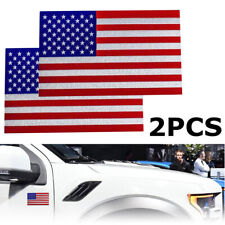 2x 3D METAL American Flag Sticker Decal Emblem Bumper Sticker For Auto Truck Car picture