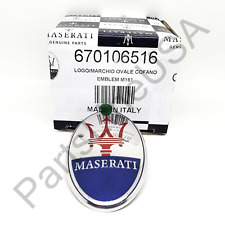Genuine Maserati 4200, GranCabrio, GranTurismo Front Grill Emblem 670106516 picture