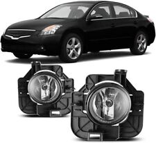 Pair Fog Lights For 2007-2009 Nissan Altima Sedan Driving Bumper Lamps w/Wiring picture