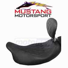 Mustang Wide Tripper Solo Seat with Driver Backrest for 2006 Harley Davidson po picture