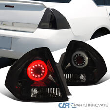 Fits 06-13 Chevy Impala Glossy Black Halo LED Driving Rear Tail Brake Lamps Pair picture