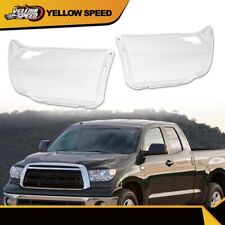 Fit For 07-13 Toyota Tundra 08-17 Sequoia Headlights Headlamp Lens Clear Cover picture