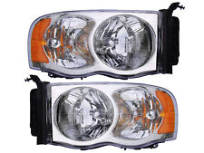 For 02-05 Ram 1500 2500 3500 Head Lamp Pair Passenger Driver CH2503135 CH2502135 picture