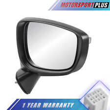 Passenger Side Heated Manual Fold Mirror For 2015-2016 Mazda CX-5 W/ 6 Wires picture