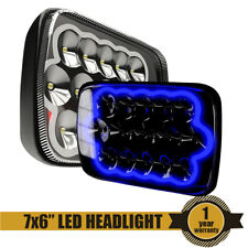 Pair 7X6'' LED Headlights Hi/Lo for Ford E-150 E-350 Econoline Wagon Cargo Van picture