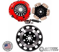 AC STAGE 4 CLUTCH KIT+LIGHTWEIGHT 11LBS FLYWHEEL FOR 2012-2015 HONDA CIVIC SI picture