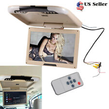 Multi-angle13'' Wide LCD TFT Car Ceiling Flip Down Monitor Auto Roof Mount TV US picture